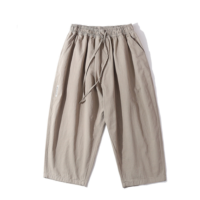 Loose-fitting Wide-leg Casual Straight-leg Pants
