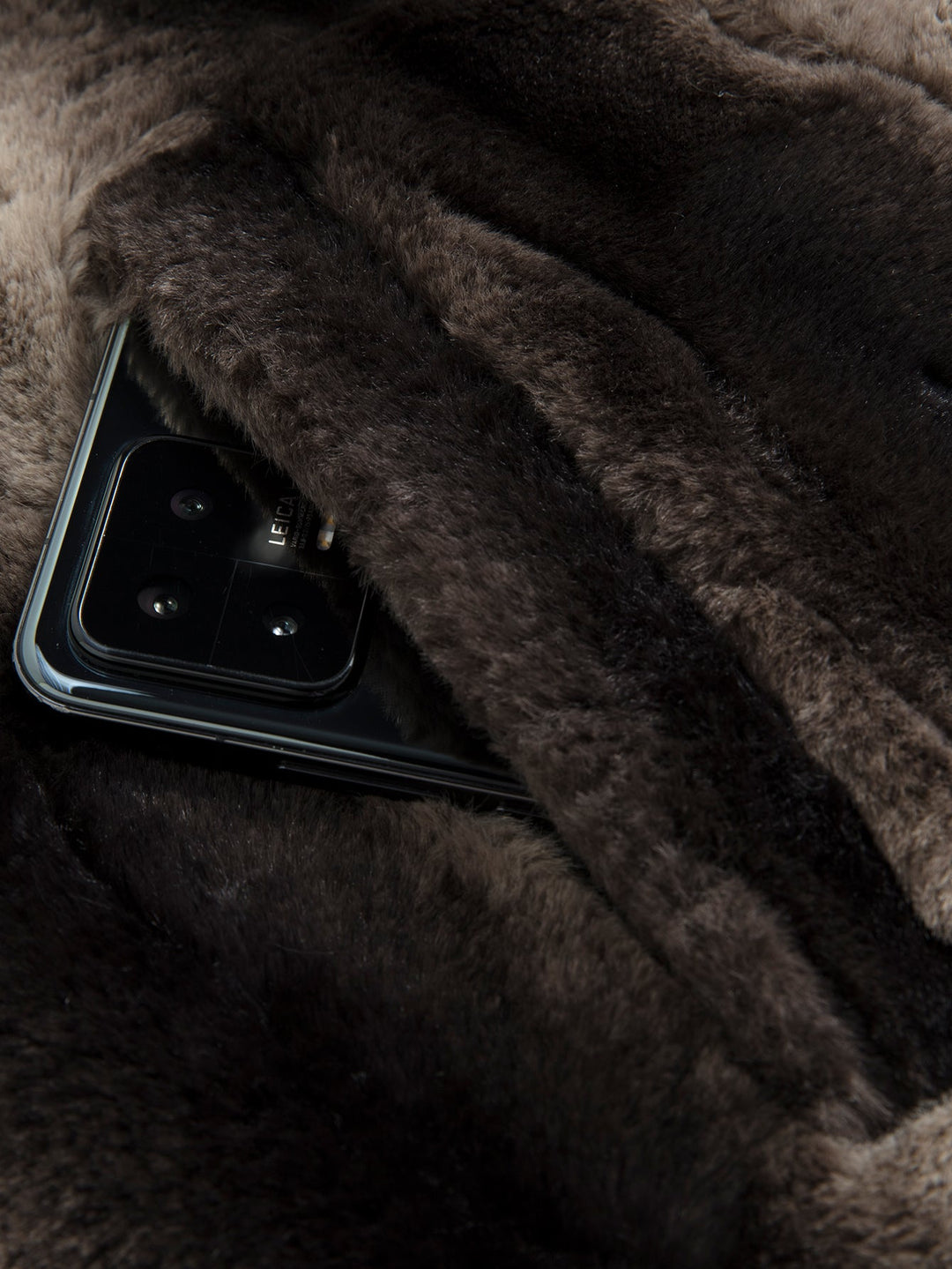 Faux Fur Zip-Up Stand Collar Vest