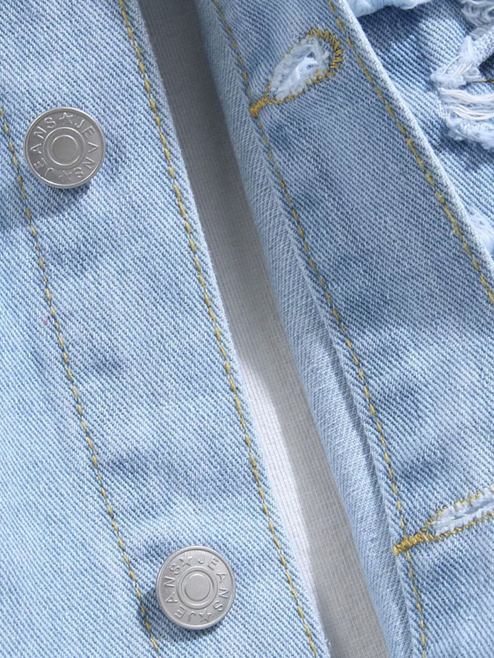 Distressed Denim Jacket