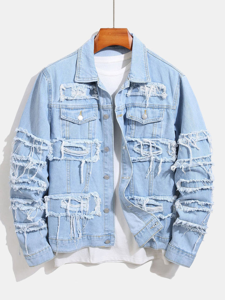 Distressed Denim Jacket