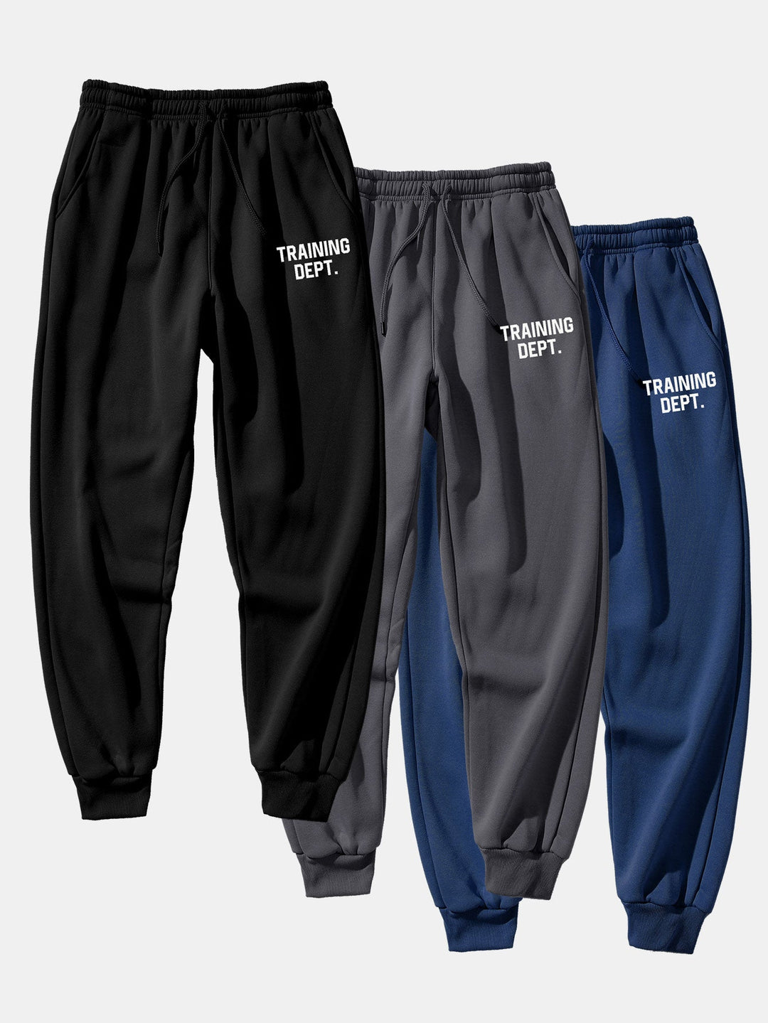 3 Pieces Training Dept Print Jogger Pants