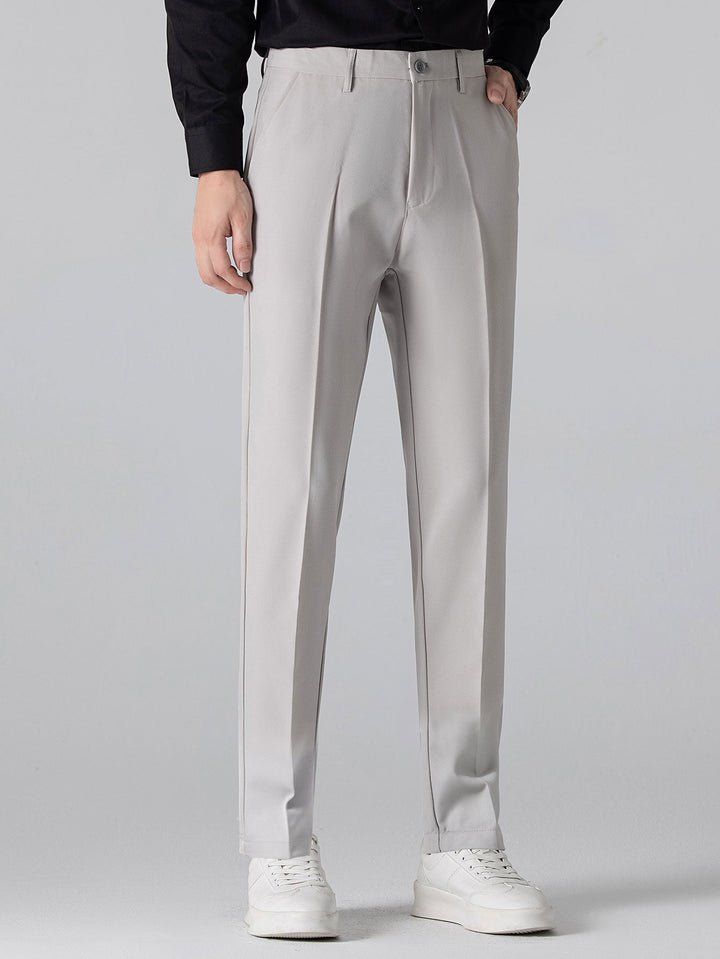 Twist Jacquard V Neck Polo &amp; Slim Fit Tapered Trousers