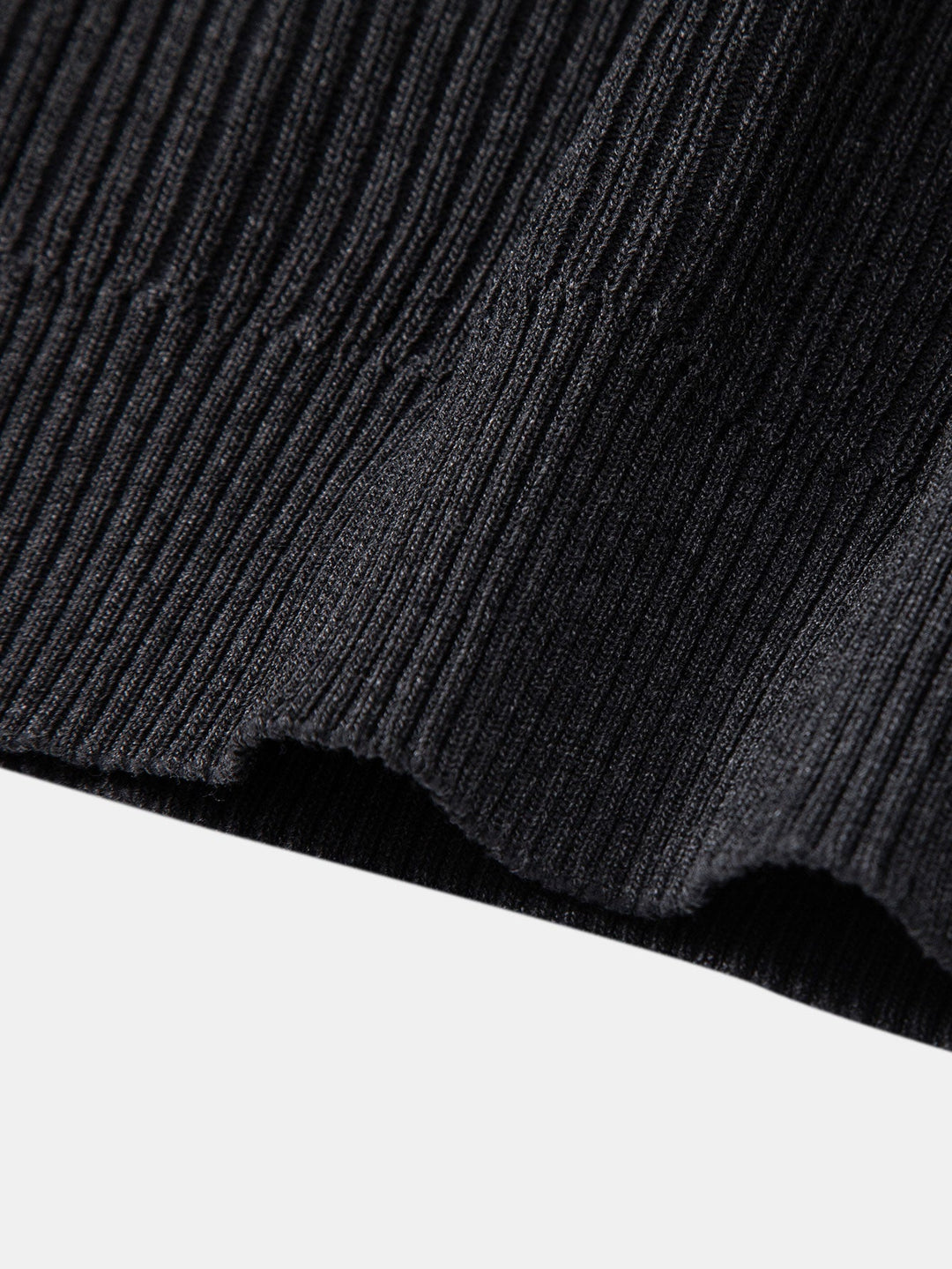 Striped Gradient Knitted Polo Shirt &amp; Slim Fit Tapered Trousers