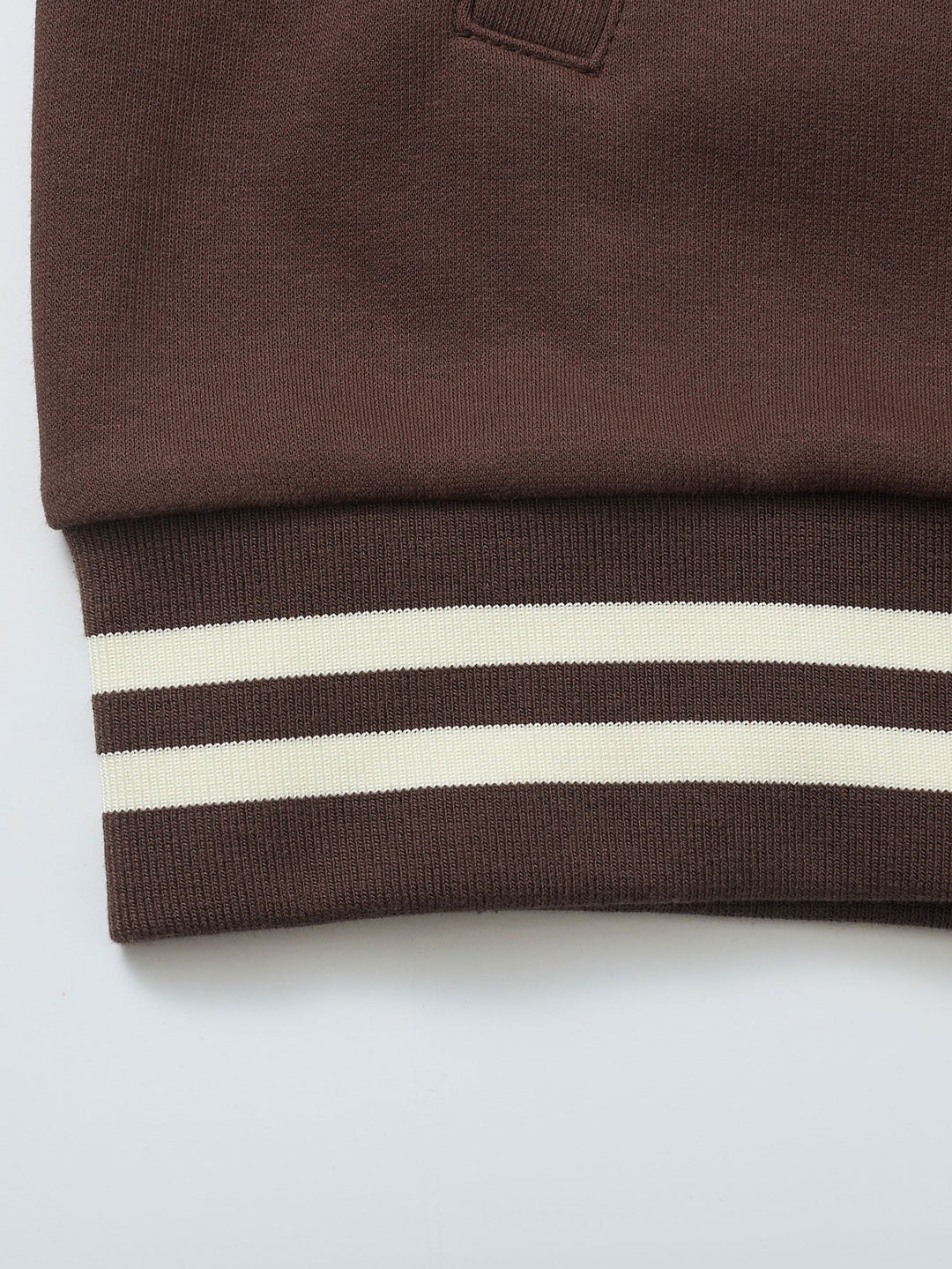Jersey Contrast Preppy Jacket