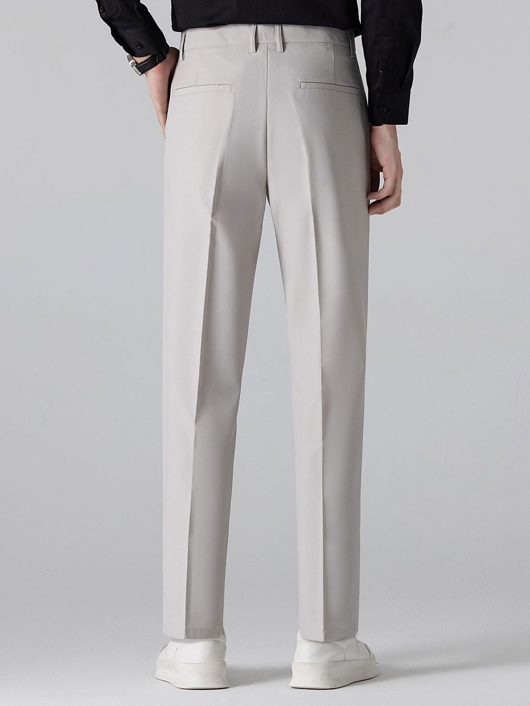 Twist Jacquard V Neck Polo &amp; Slim Fit Tapered Trousers