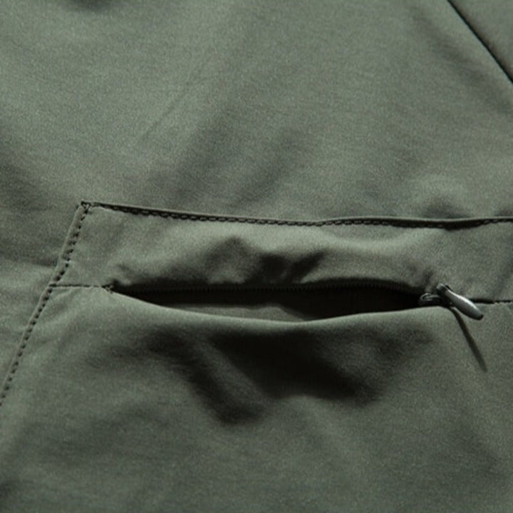 Quick-Drying Crew Neck T-Shirt with Drawstring