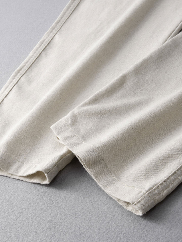 Straight Leg Linen Pants