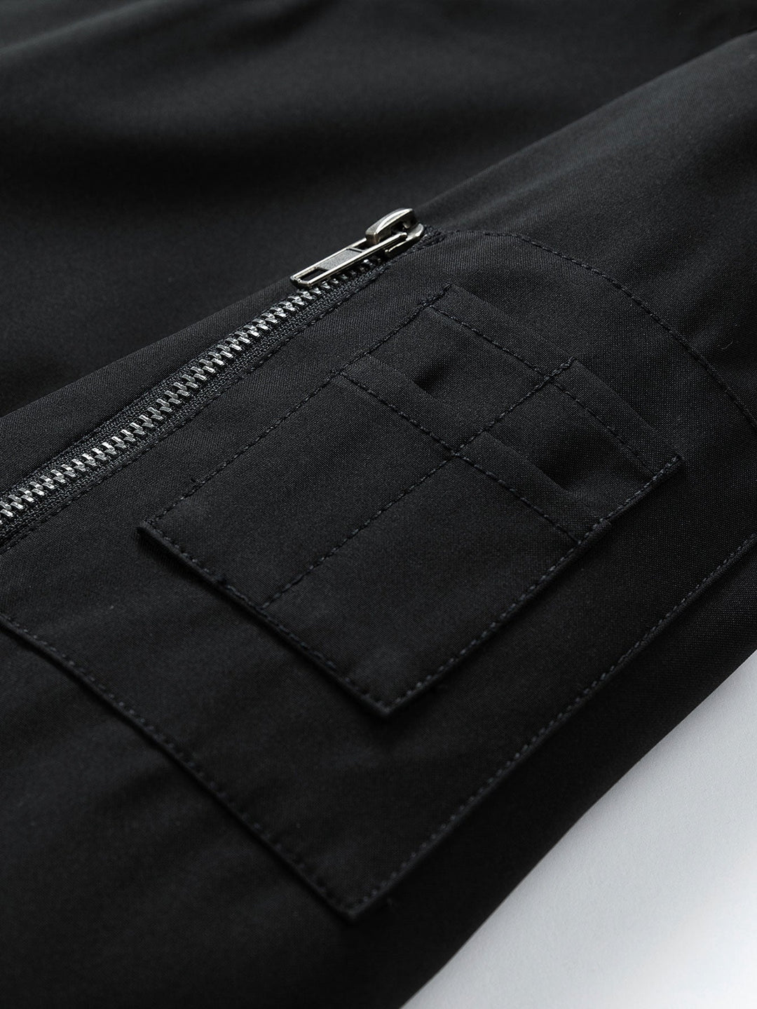 Contrast 2 In 1 Hooded Bomber Jacket