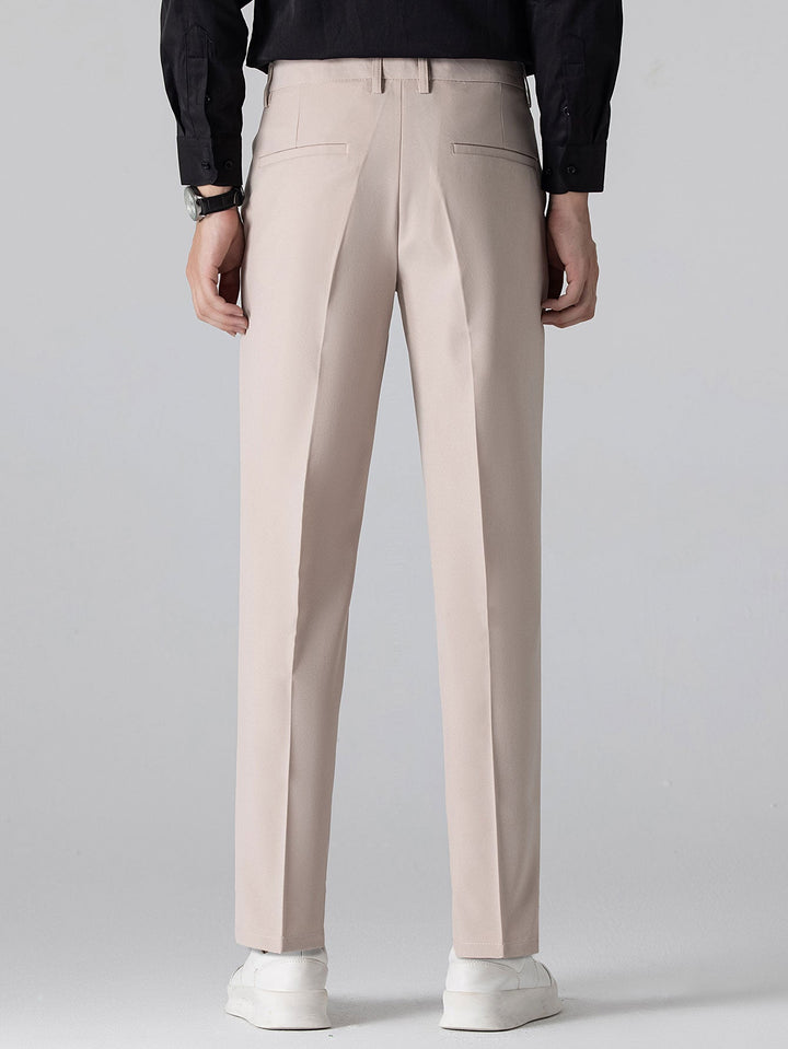 Twisted Jacquard Knit Polo &amp; Slim Fit Tapered Trousers