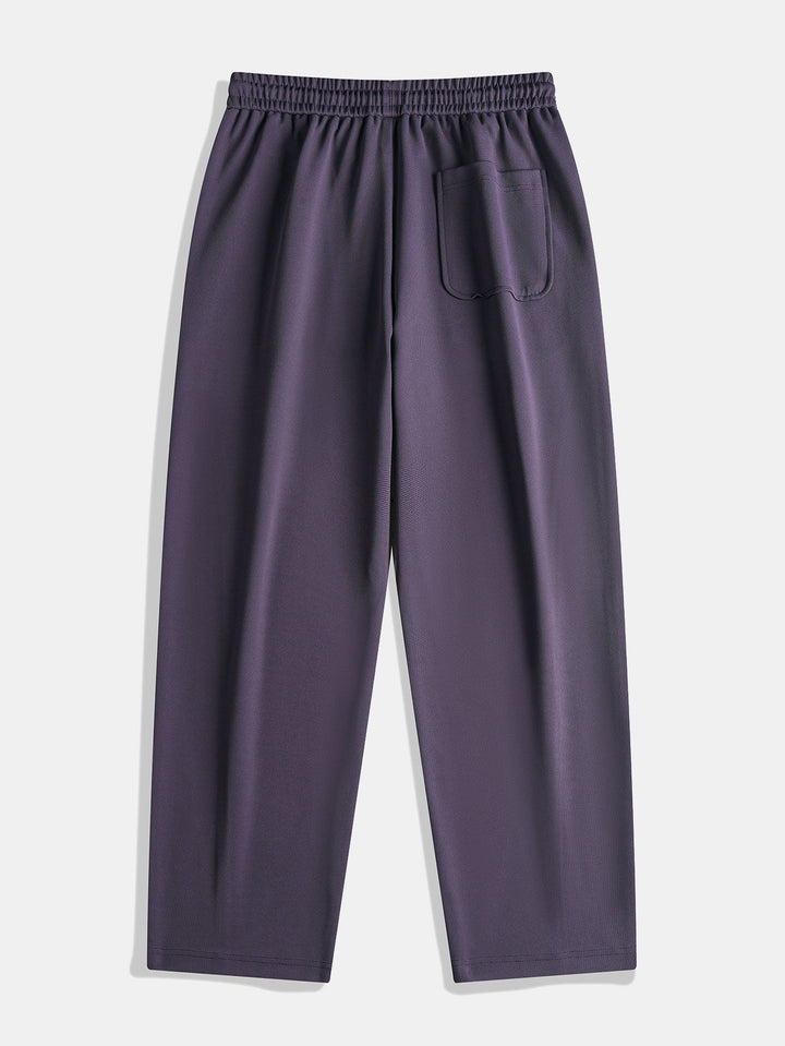 Wide Leg Pants With Side Stripes