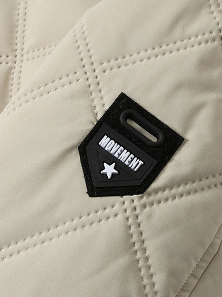 Faux Fur Lined Hooded Quilted Jacket