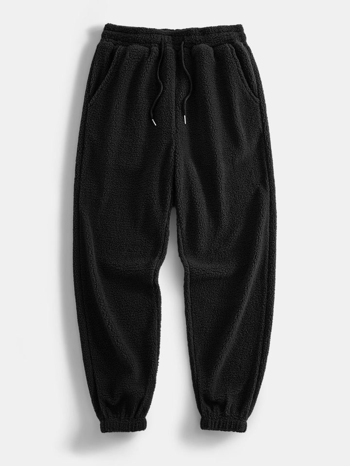 Teddy Fleece Jogger Pants