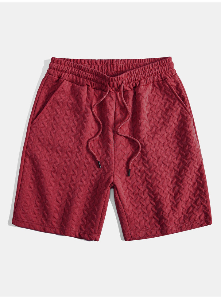 Geometric Jacquard Polo &amp; Geometric Jacquard Shorts