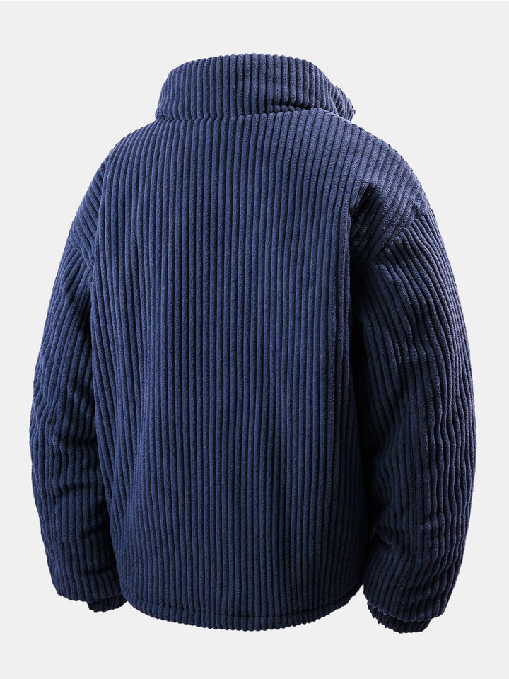 Quilted Lined Corduroy Coat