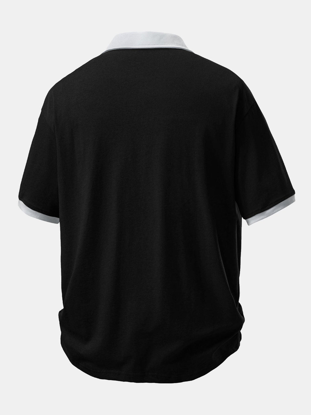 Relax Fit Contrast Cotton Polo &amp; Cotton Drawstring 7" Shorts