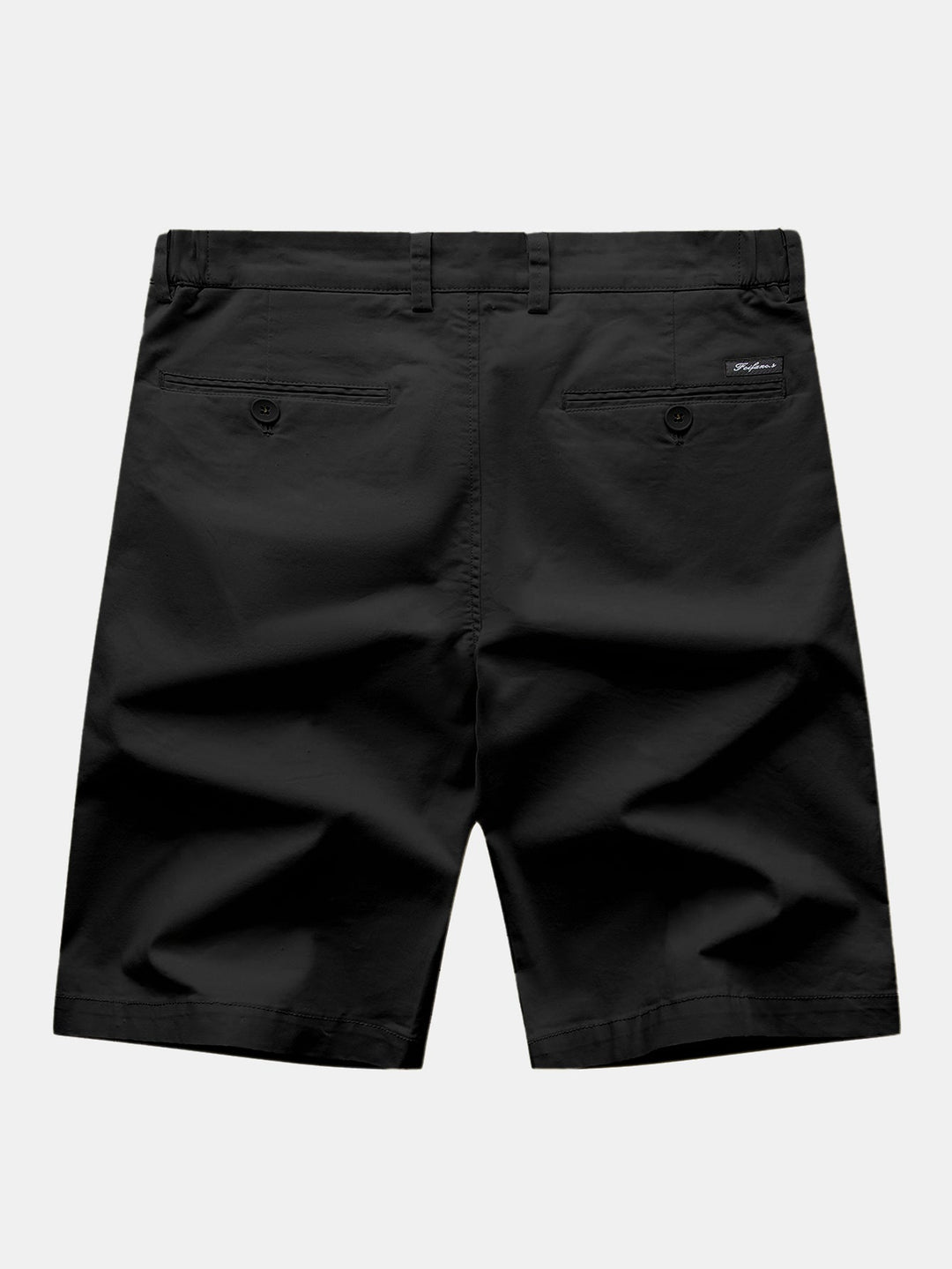 Stripe Knit Zip Up Polo Shirt &amp; Cotton Chino Shorts