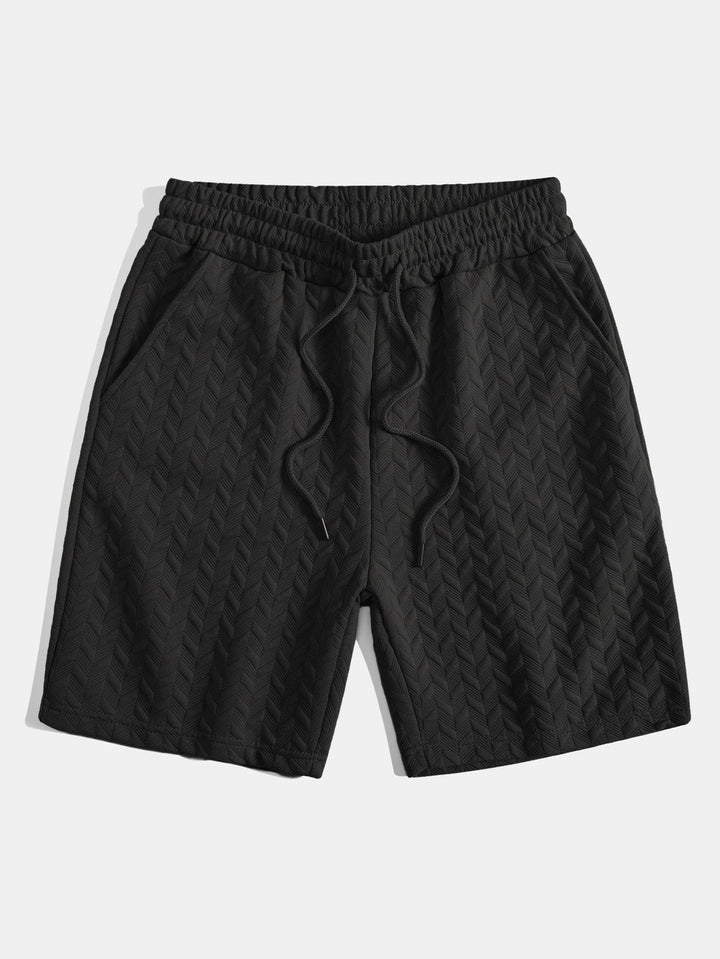 Geometric Jacquard Polo &amp; Geometric Jacquard Shorts