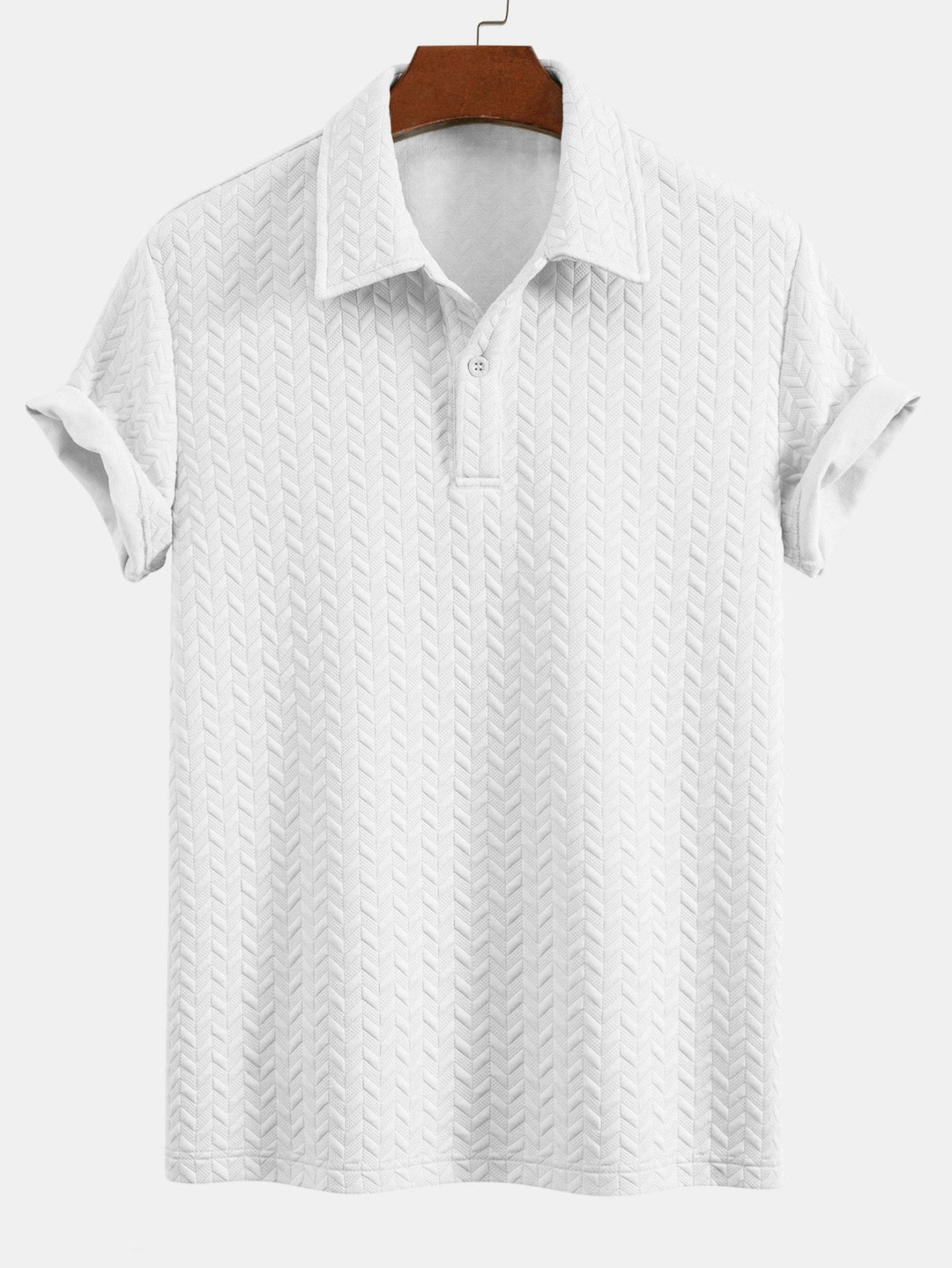 Geometric Jacquard Polo &amp; Geometric Jacquard Shorts