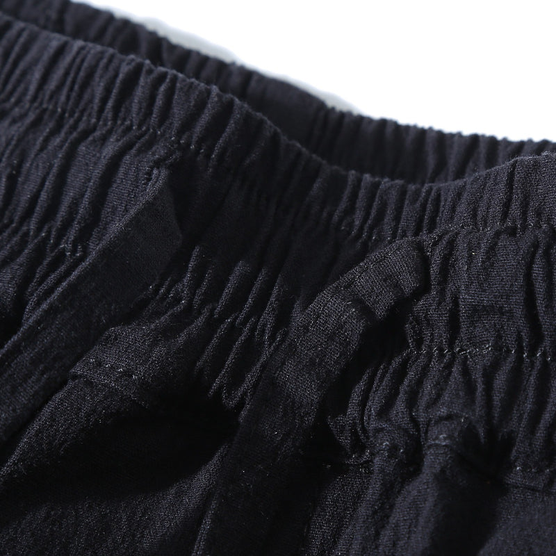 Summer Wide-Leg Crop Pants