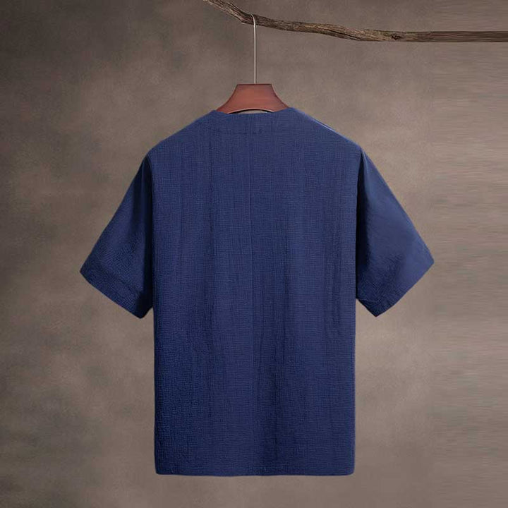 Retro Casual Slanted Placket Cardigan