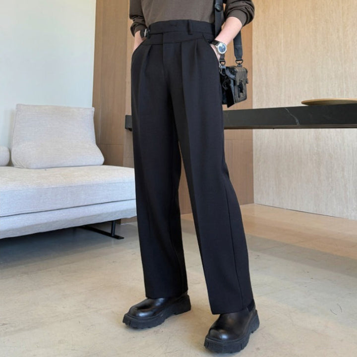British Slim Fit  Straight Leg Trousers