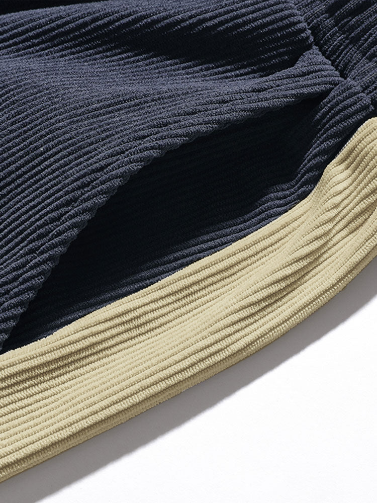 Side Stripe Corduroy Jogging Pants