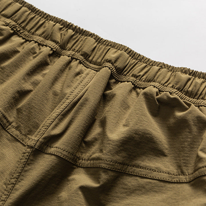 Large Pockets Loose-fitting Casual Shorts