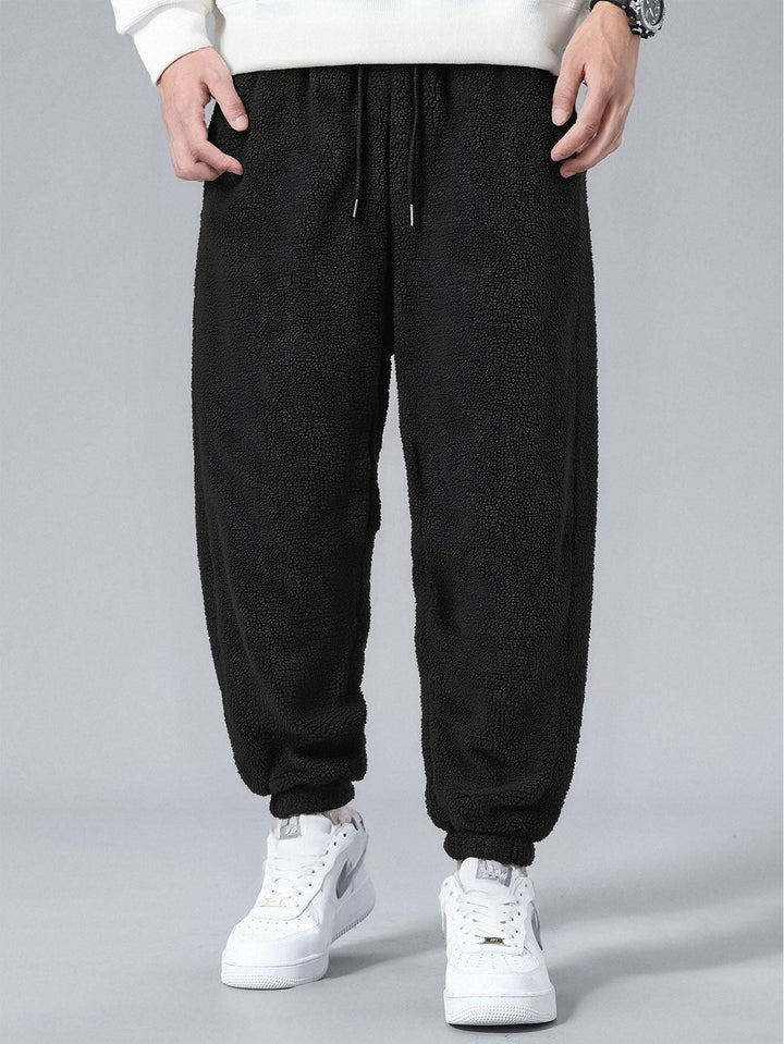 Teddy Fleece Jogger Pants