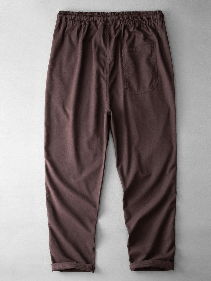 Straight Leg Linen Pants