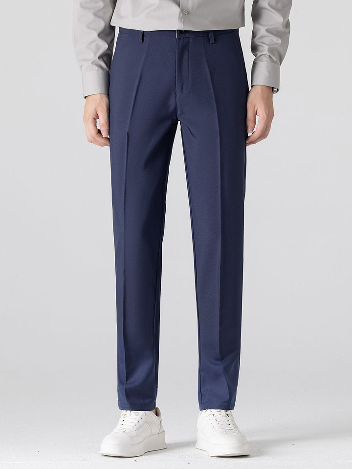 Contrast Jacquard Polo &amp; Slim Fit Tapered Trousers