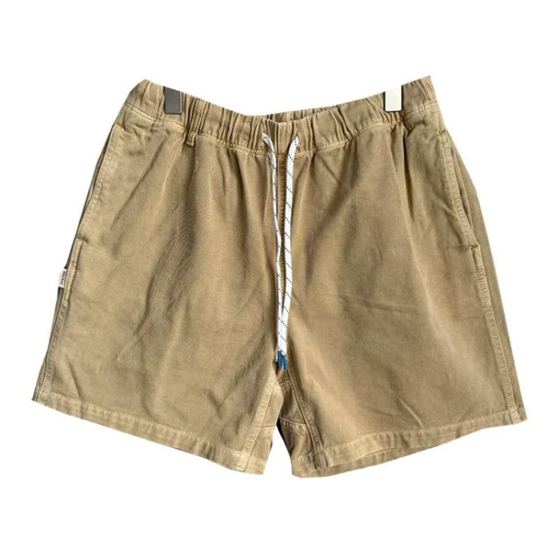 Summer Washed Retro Pure Cotton  Shorts