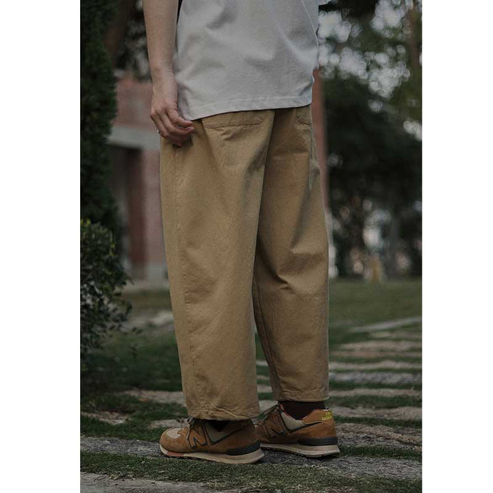 Japanese Retro Loose Straight Leg Casual Pants