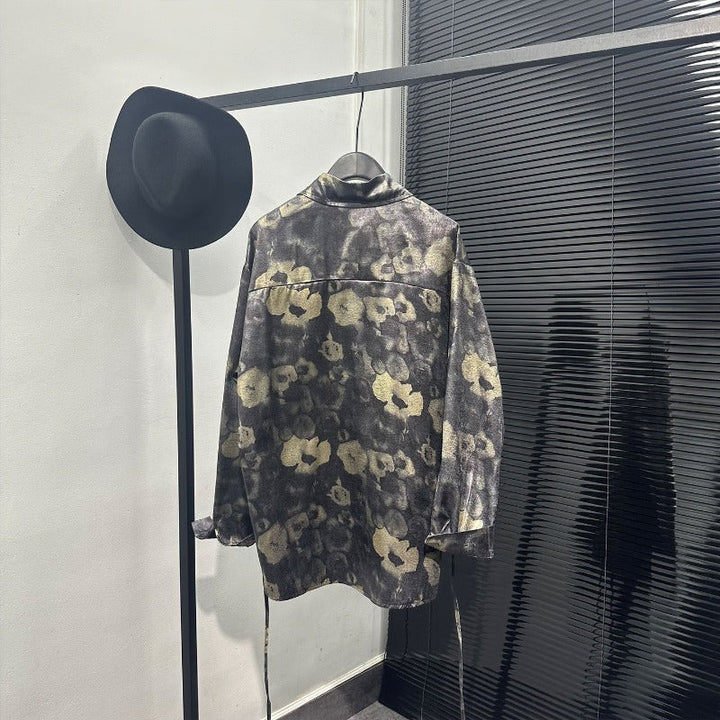Loose-fit Printed Long-sleeve Shirt