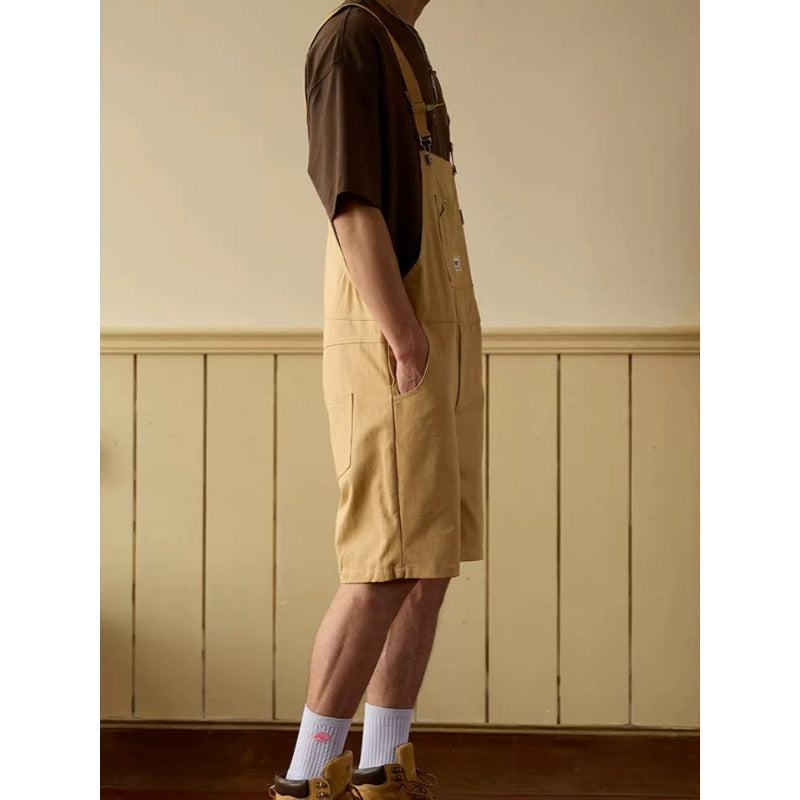Retro Cargo Overalls Shorts