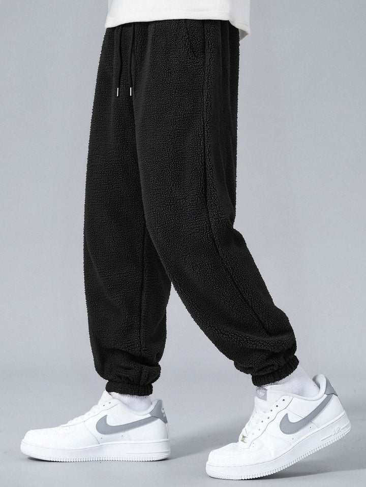 Teddy Fleece Jogger Pants