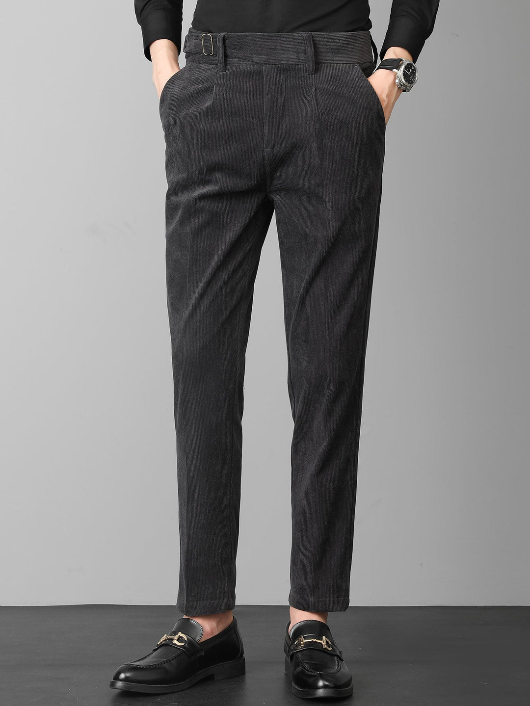 Slim Fit Corduroy Naples Trousers
