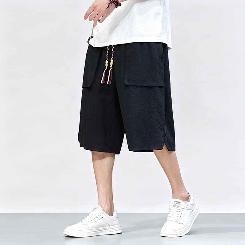 Thin Loose-fitting Straight-leg Casual Shorts