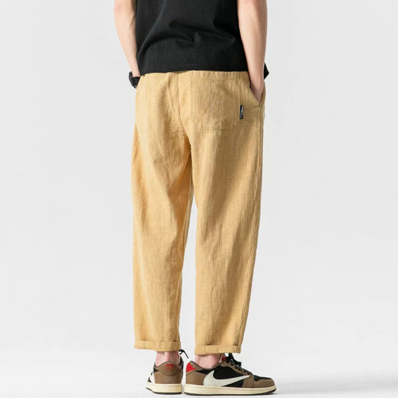 Loose-fitting Casual Straight Pants