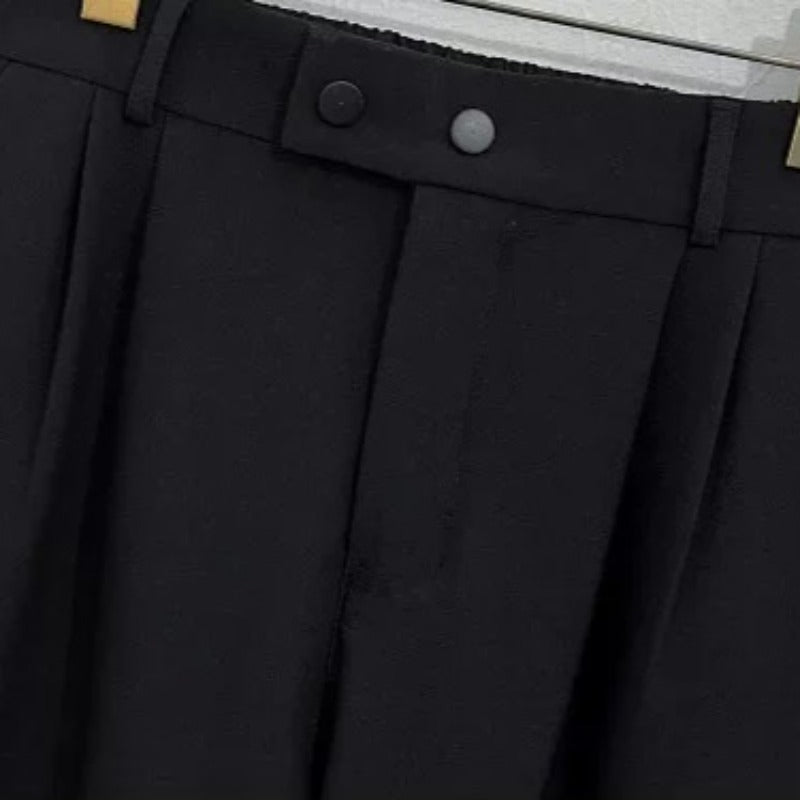 Casual Slim-Fit Cropped Trousers