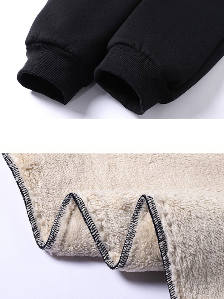 3 Pieces Warm Fleece-Lined Jogger Pants