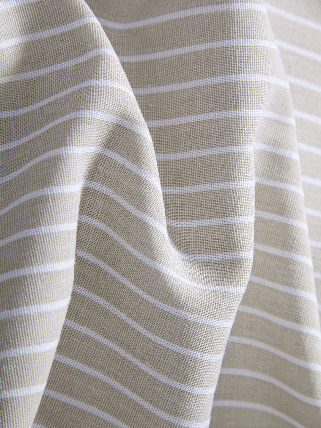Stripe Straight Leg Linen Pants