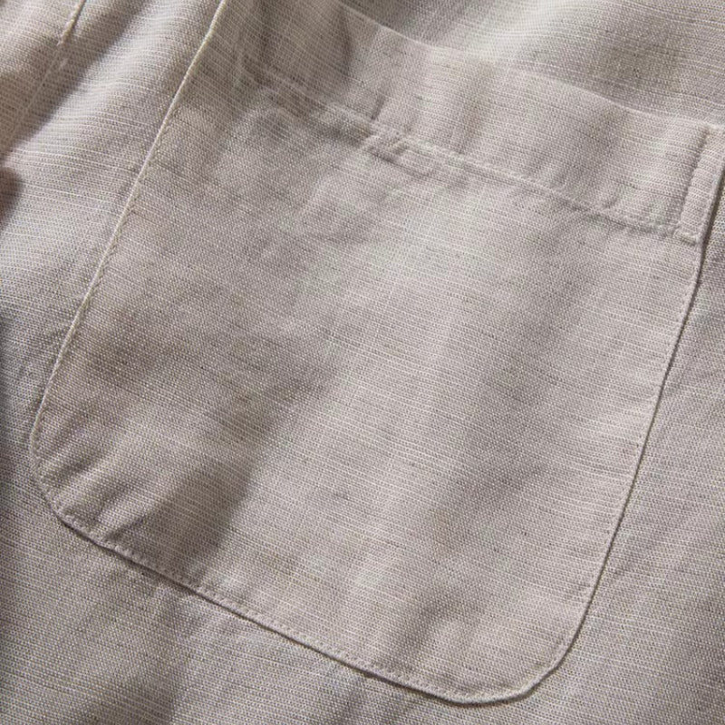 Linen Drape Loose Casual Shirt