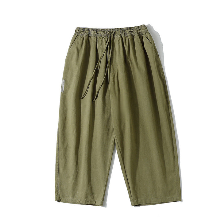Loose-fitting Wide-leg Casual Straight-leg Pants