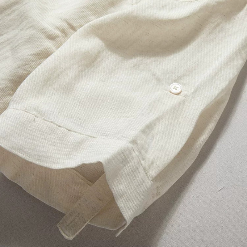 Retro Stand-up Collar Breathable Drape T-shirt