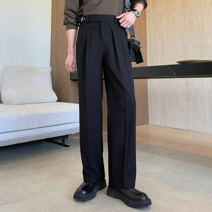British Slim Fit  Straight Leg Trousers