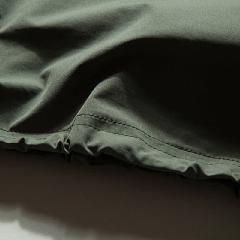 Quick-Drying Crew Neck T-Shirt with Drawstring