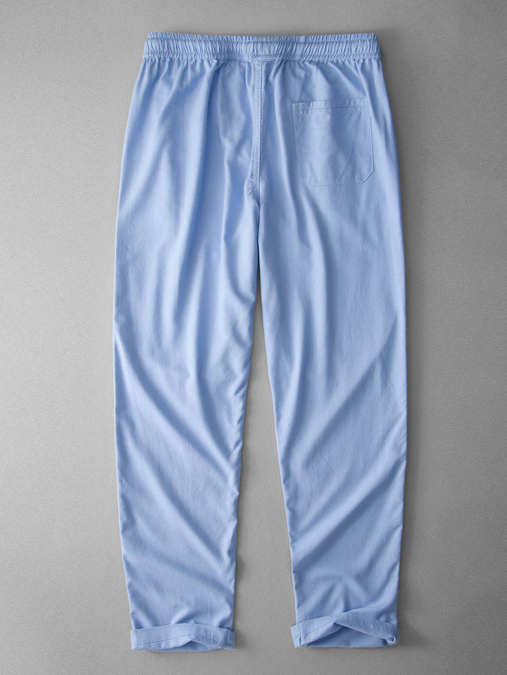 Straight Leg Linen Pants