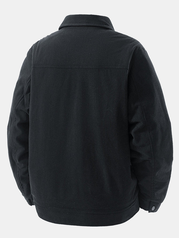 Teddy Lined Pocket Corduroy Jacket
