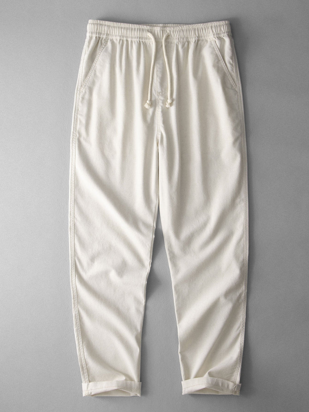 Straight Leg Linen Pants