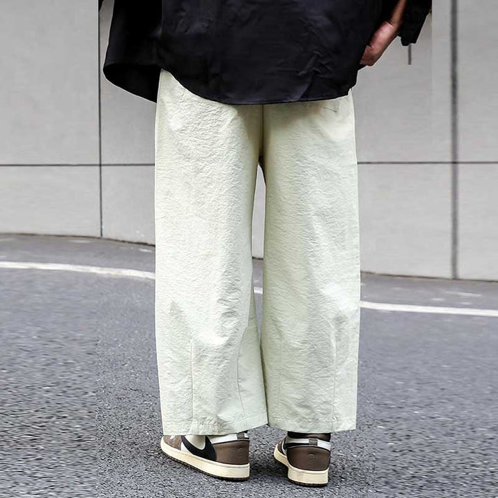 Japanese Solid Color Straight Leg Pants